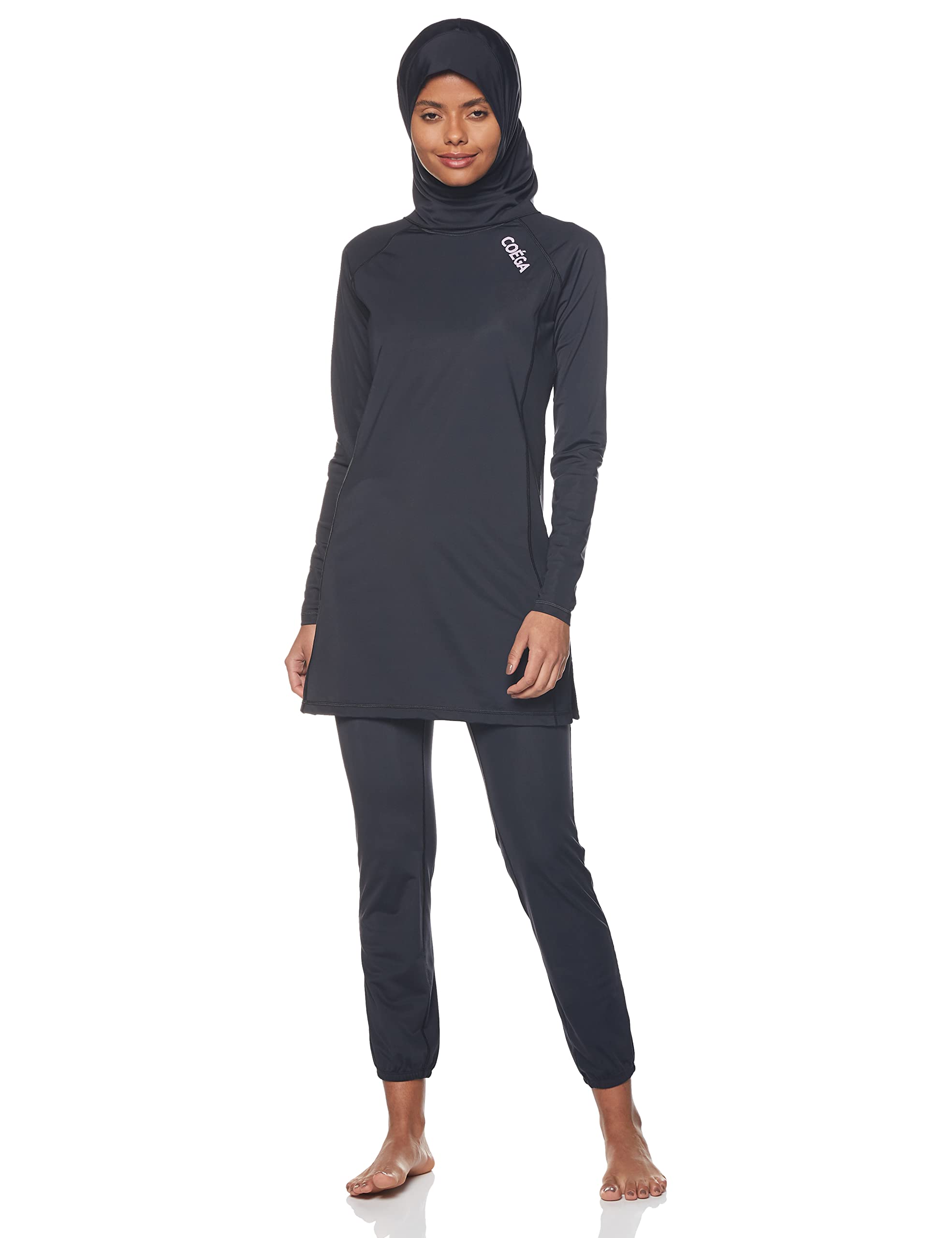 COEGA SunwearLadies Islamic 3pc Swim Set-Black