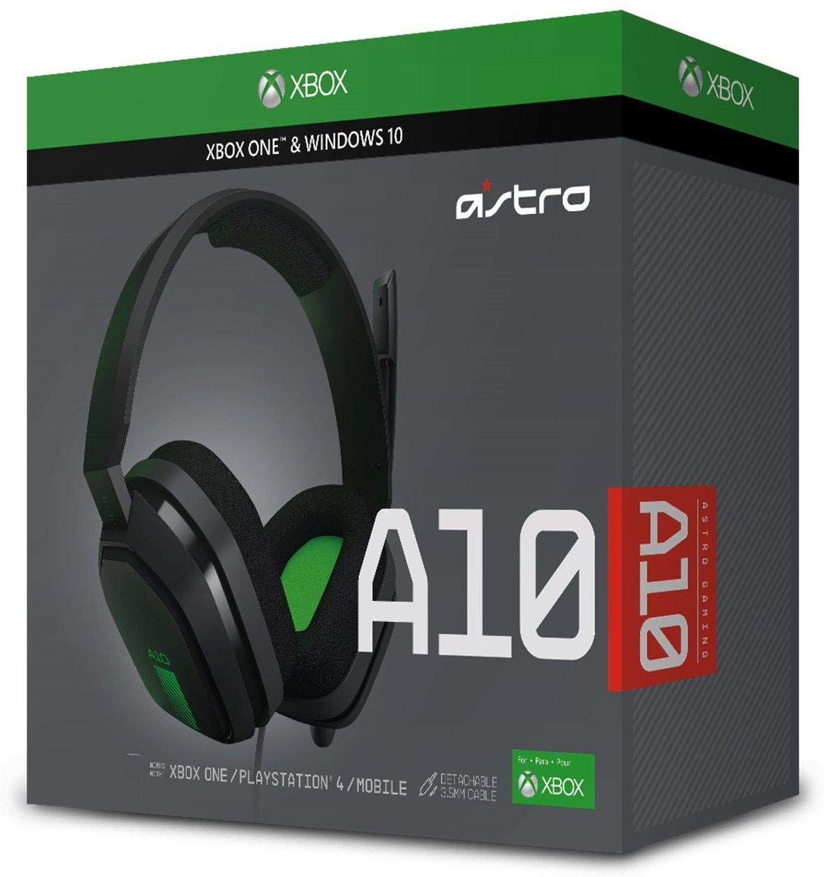 Astro Pneumatic ToolGaming A10 Gaming Headset - Green/Black - Xbox One, PS4, Nintendo Switch, Mobile, MAC, and PC