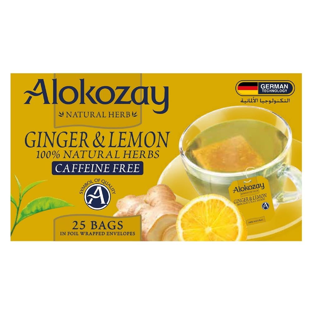 Alokozay Ginger & Lemon Tea 25 Teabags