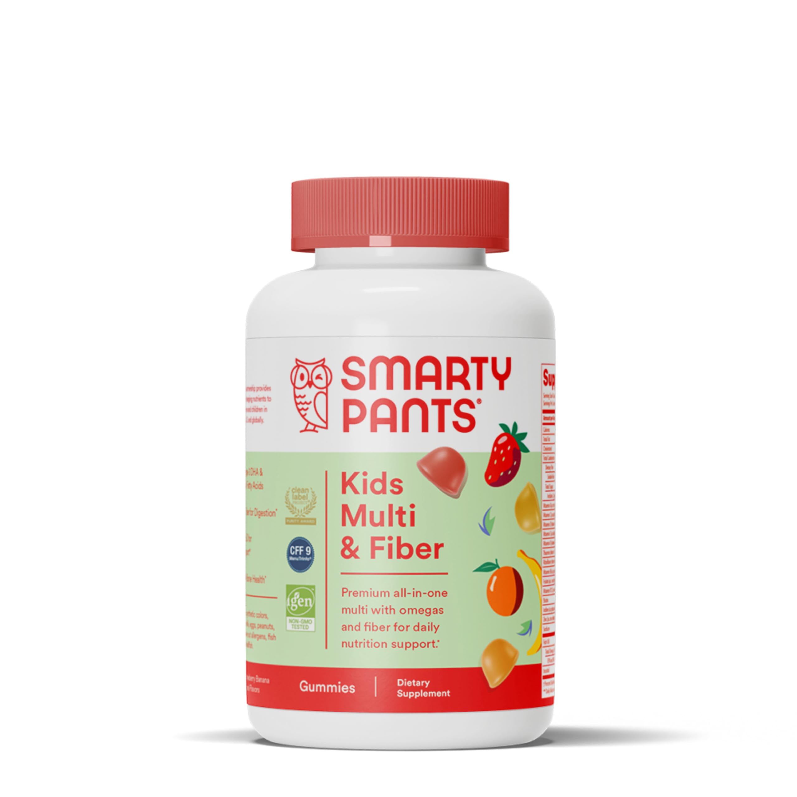 SmartyPantsKids Complete Multivitamin And Fiber Formula 90 Gummies 180985