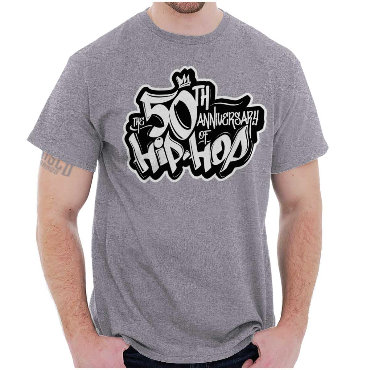 Brisco BrandsThe 50th Anniversary of Hip Hop Logo Graphic T Shirt Men or Women