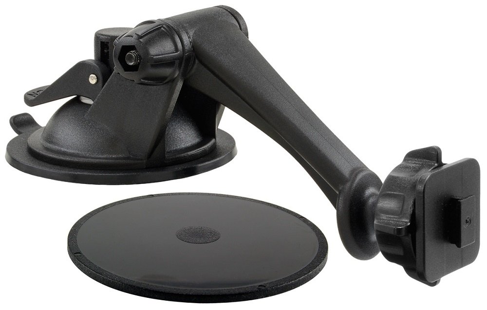 ARKON Windshield or Dashboard Car Mount for XM Satellite Radio and Bracketron Scosche Peripower Single T Slot Pattern Holders