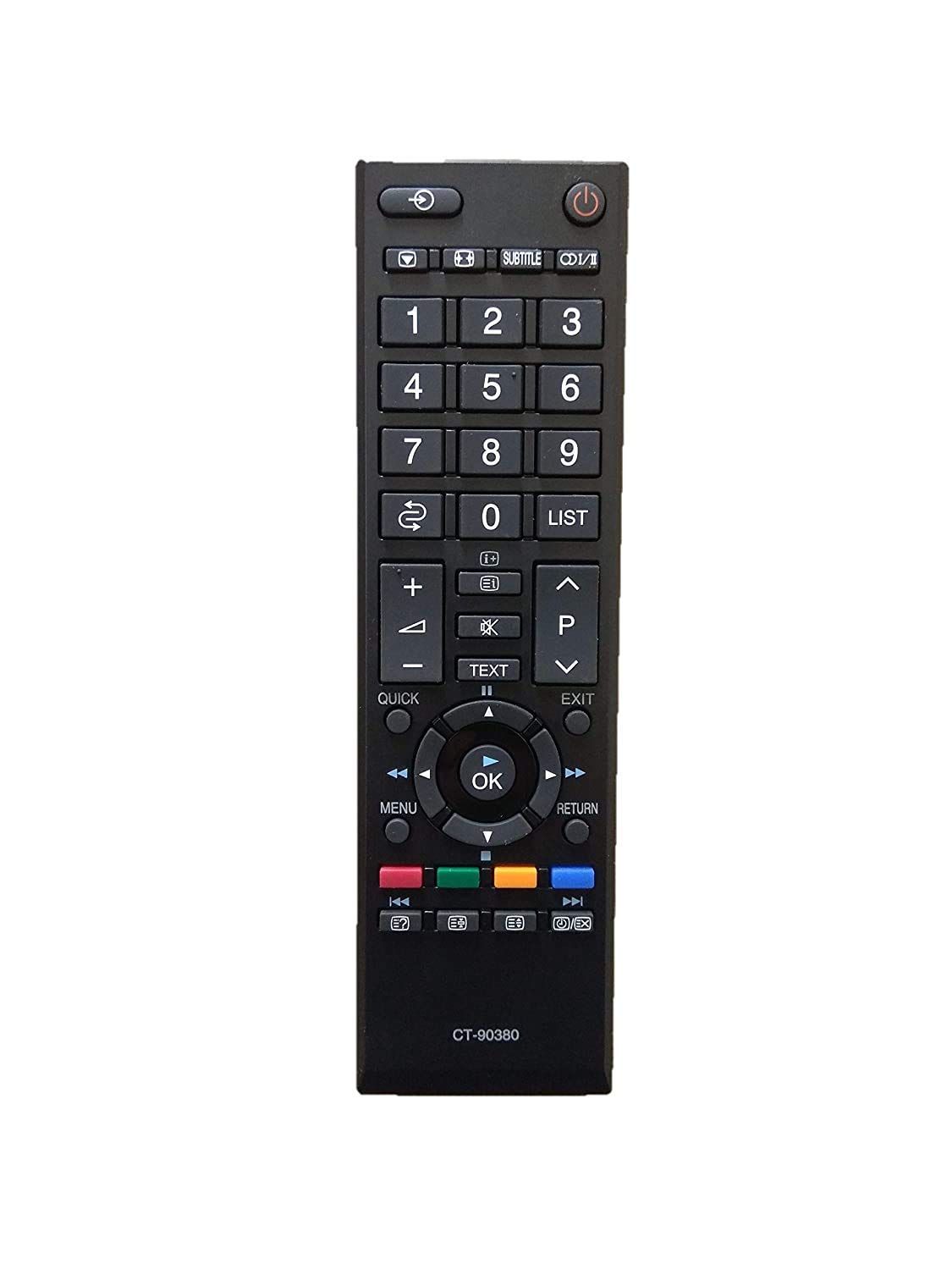 MitiFy CT-90380 LCD LED TV Universal Remote Control Compatible for Toshiba LED LCD