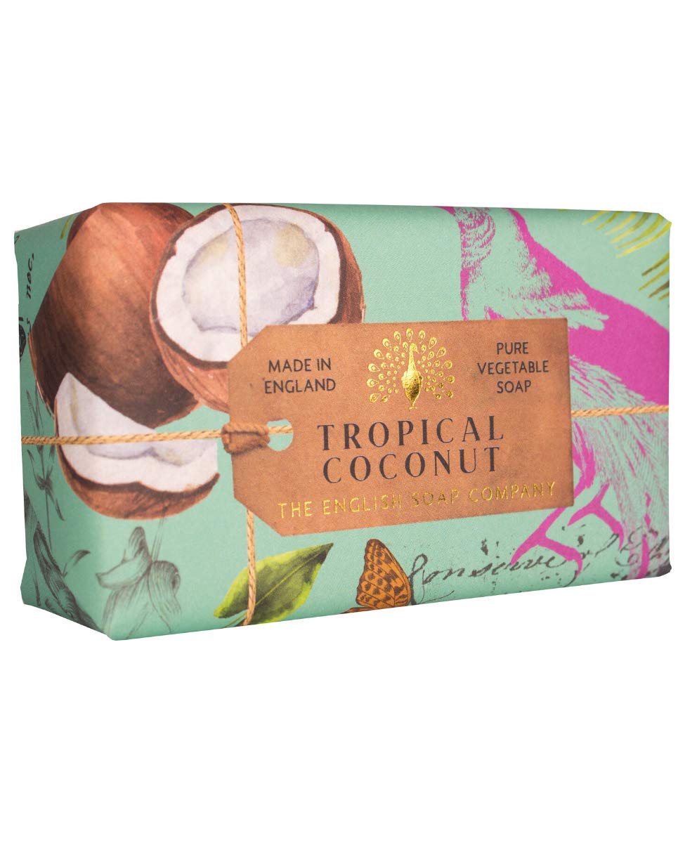 The English Soap CompanyTropical Coconut Soap Bar, Anniversary Collection 200g