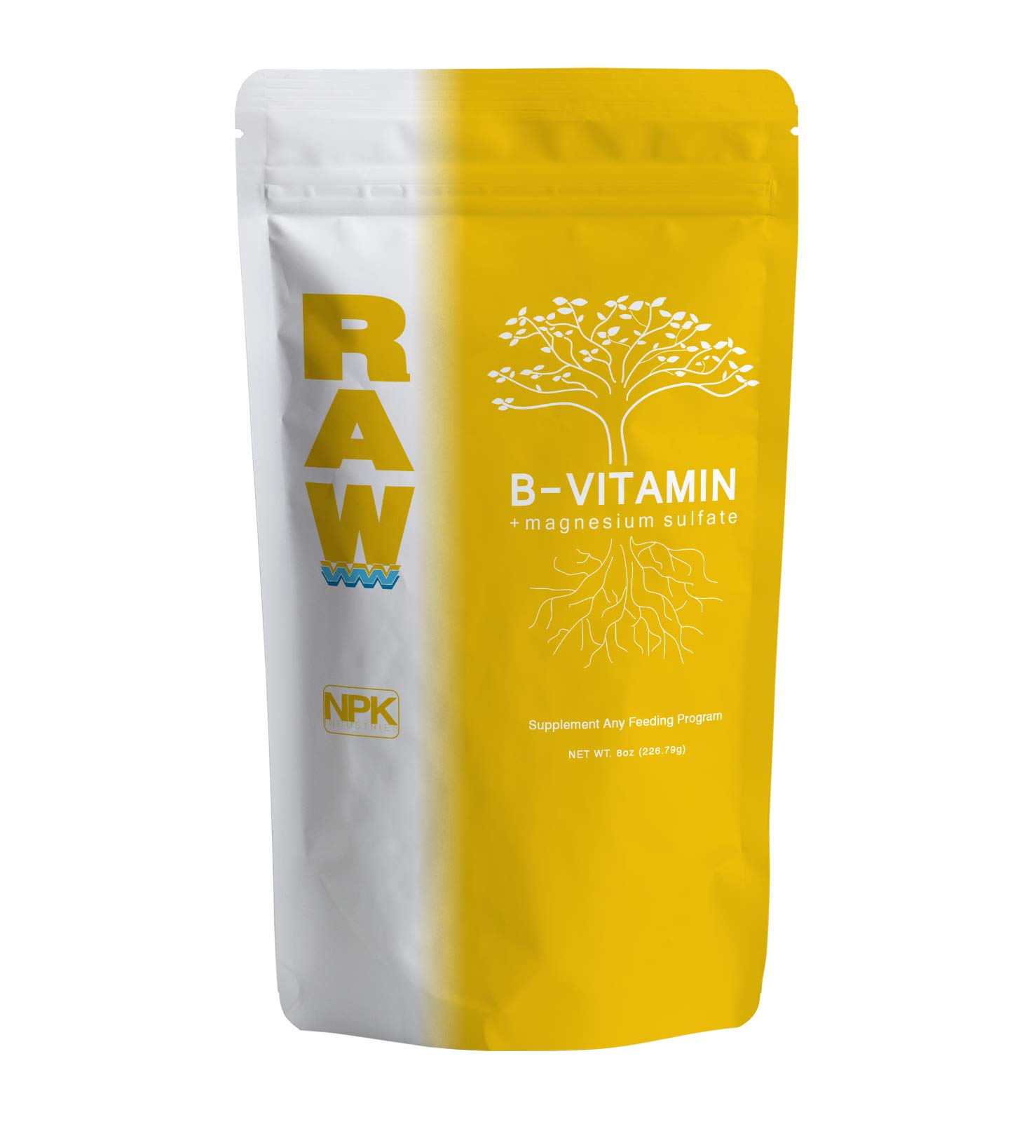 RAW B Vitamin 8oz - Essential Plant Growth Booster with B Complex and Magneseum Sulfate - Promotes Healthy Development, Increased Yield, and Enhanced Nutrient Absorption