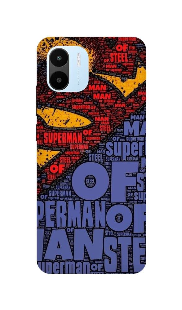 Arvi Enterprise Supman Printed Mobile Back Hard Case and Cover for Redmi A2 (2023)