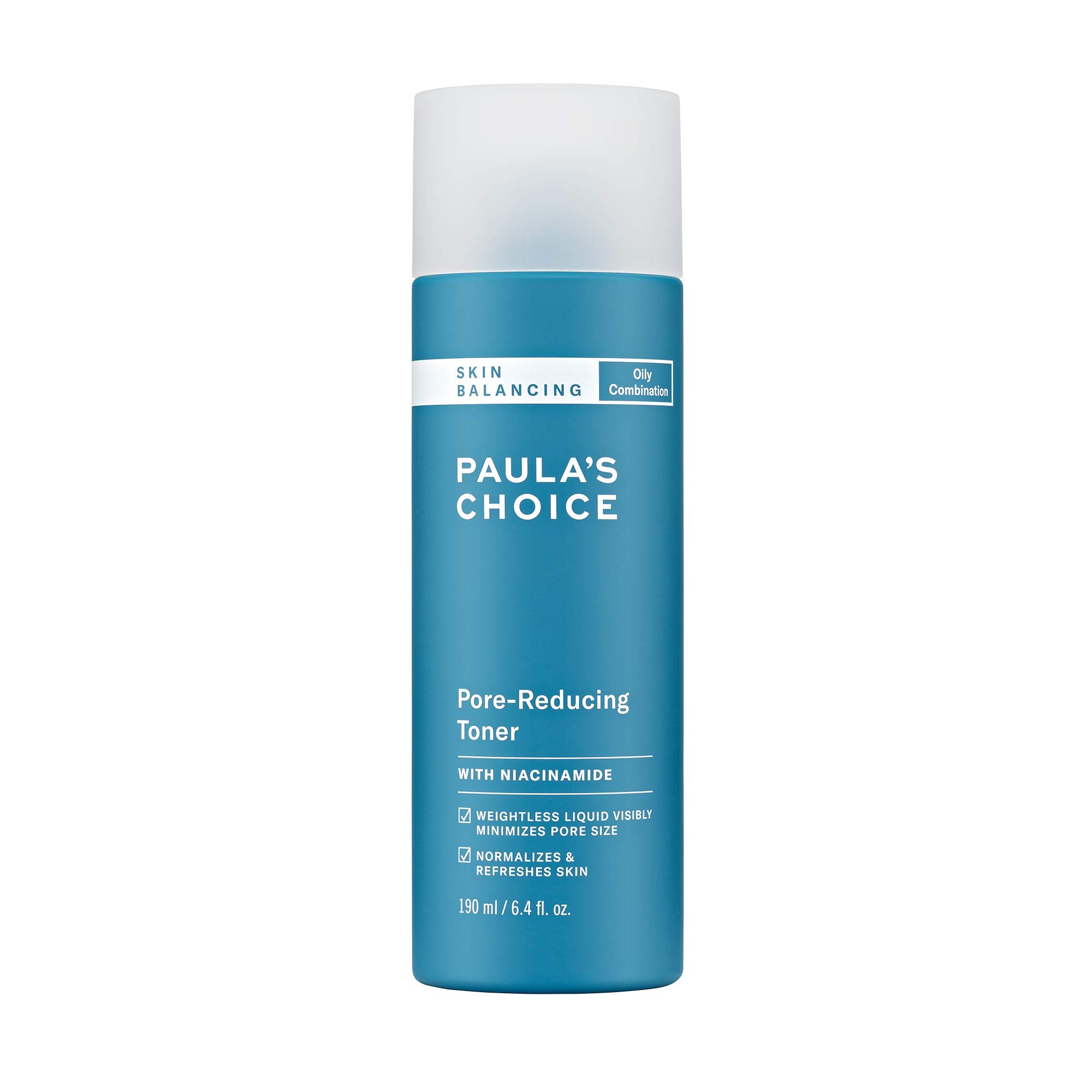 Paula's ChoiceSKIN BALANCING Pore-Reducing Face Toner for Combination and Oily Skin, Minimizes Large Pores, Controls Oil & Shine, Hydrates & Replenishes, Suitable for Acne-Prone Skin