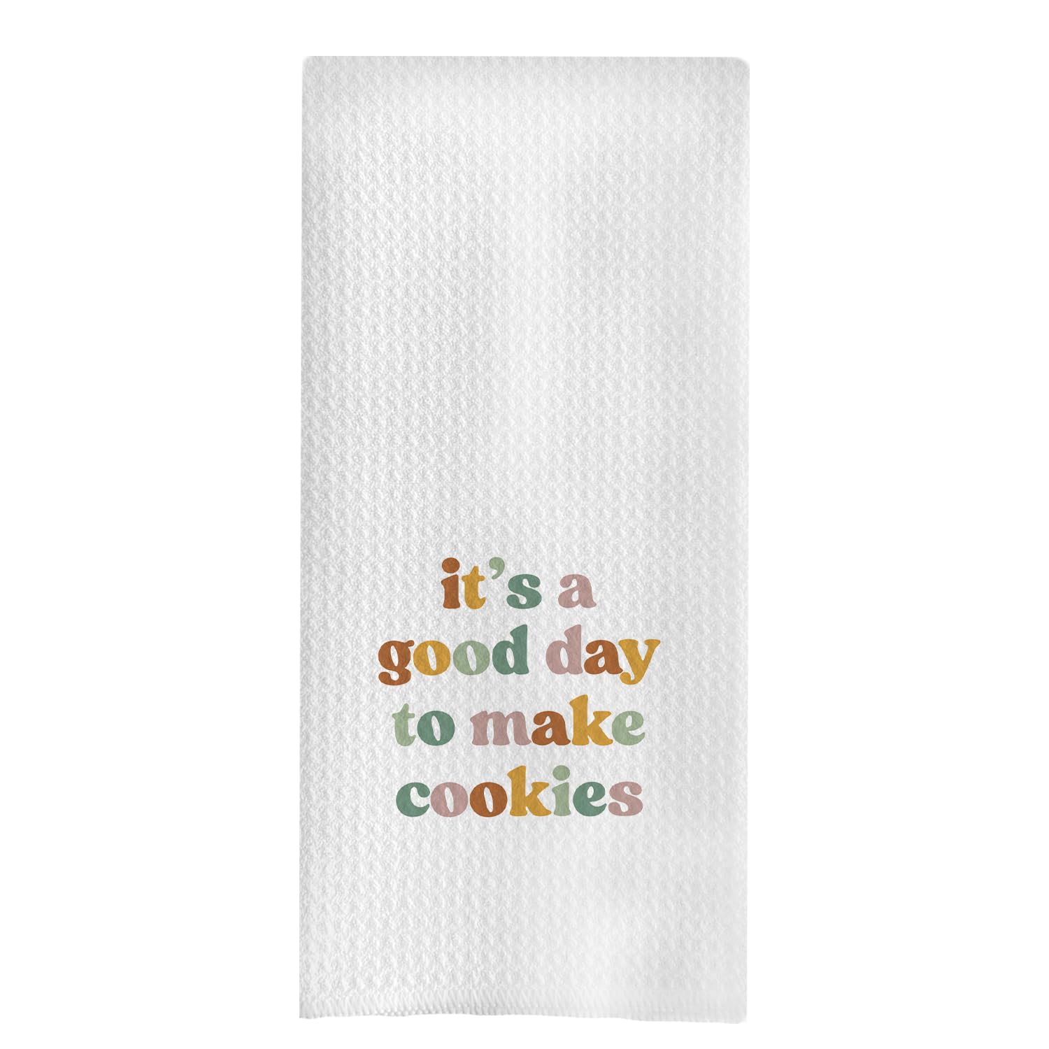 Baking Towels, Tea Towels for Baking, Gifts for Bakers Cookie Lovers Cooks, Baking Gifts for Women Bakers, It's a Good Day to Make Cookies Kitchen Towels, 16x24