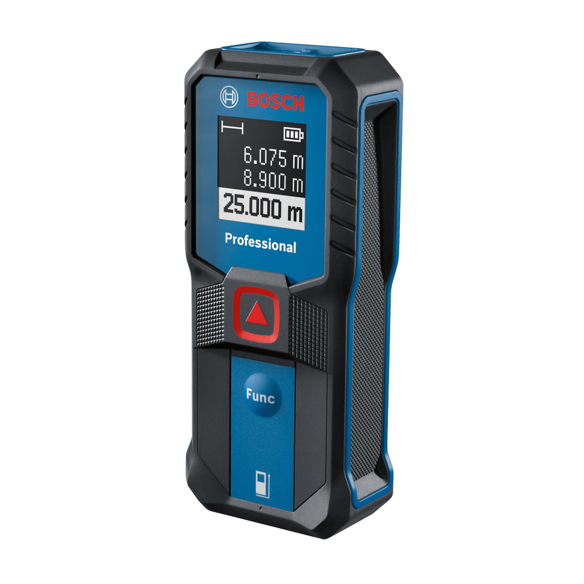 Bosch Professional Laser measure GLM 25-23, up to 25m range. Made for indoor tradespeople including floor layers, drywallers, tilers, painters, carpenters, and HVAC installers | Model No: 0601072W00