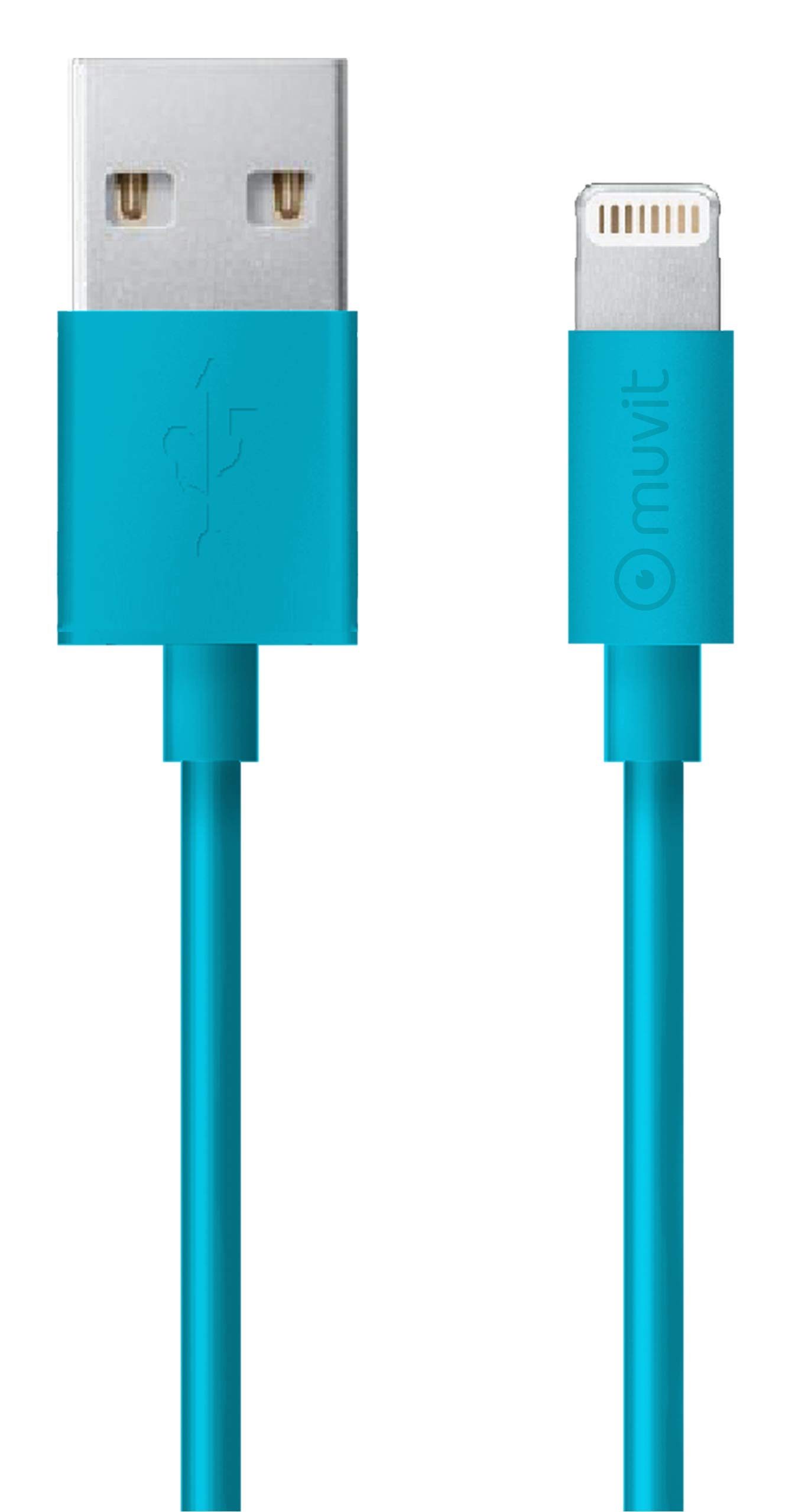 Muvit Regular USB to Lightning Cable Blue 1m