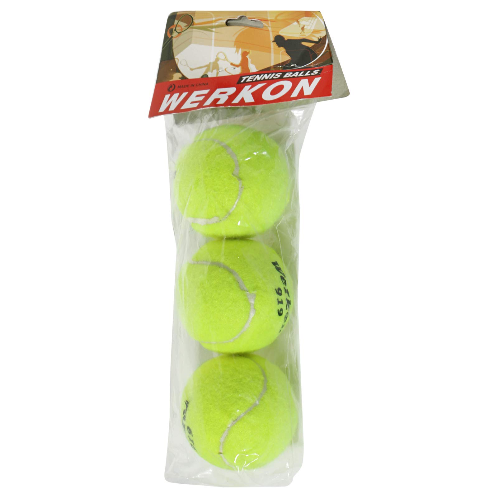 Werkon Taple Tennis Balls, Pack Of 3 Balls, Mf221-G1