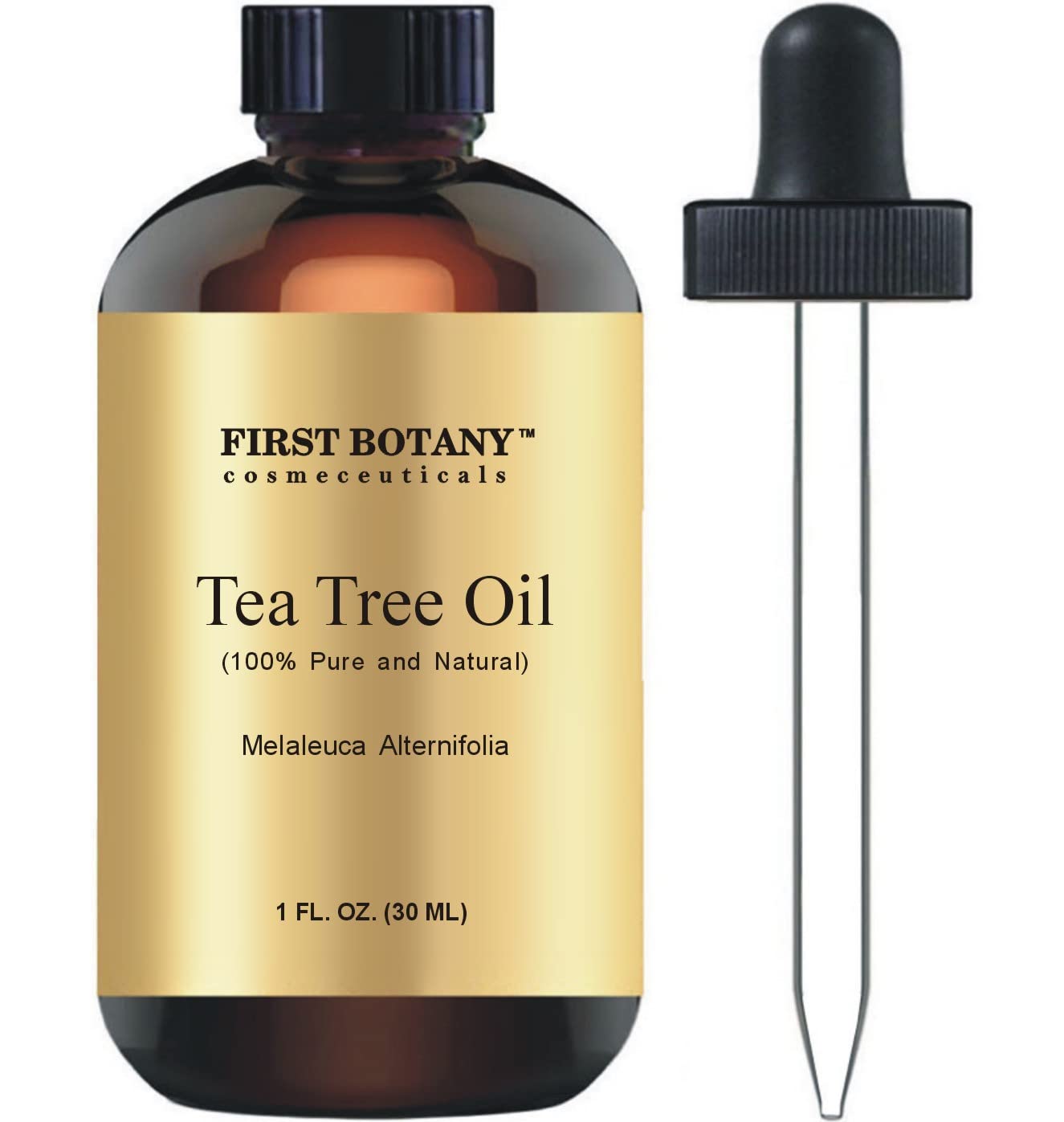 First Botany100% Pure Australian Tea Tree Essential Oil with high conc. of Terpinen - A Known Solution to Help in Fighting Acne, Toenail Issues, Dandruff. (1 fl oz)