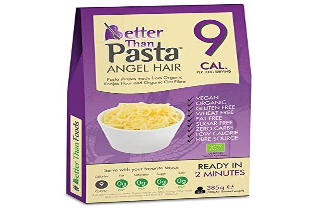 KONJAC Pasta "Angel Hair" Gluten-Free BIO 385 g - BETTER THAN FOODS