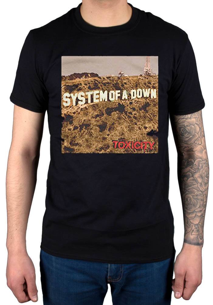 Official System of A Down Toxicity T-Shirt Black