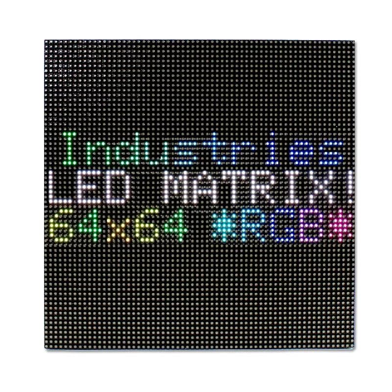 sb components High Resolution P2.5 Indoor 64X64 RGB LED Matrix Panel 2.5mm Pitch Programmable 4096 bright RGB LED Matrix Digital LED Display Screen for Arduino, Raspberry Pi, DIY