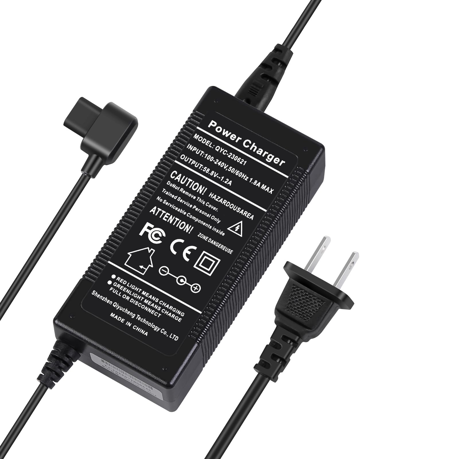 58.8V 1.2A 70W Charger Replacement for Ninebot S-Plus/Mini Plus/S Plus/Mini-Plus