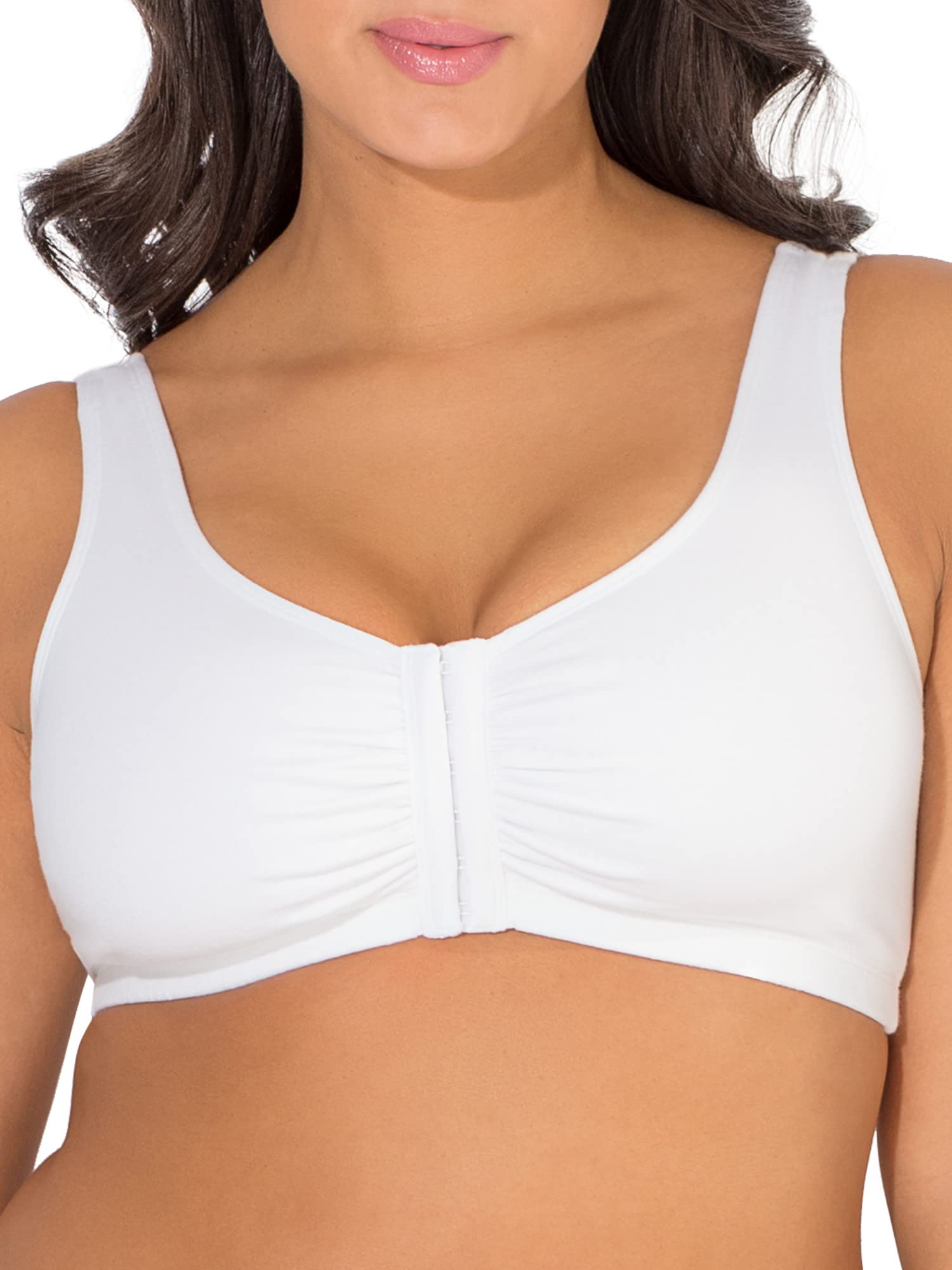 Fruit of the Loom Women's Front Closure Cotton Bra