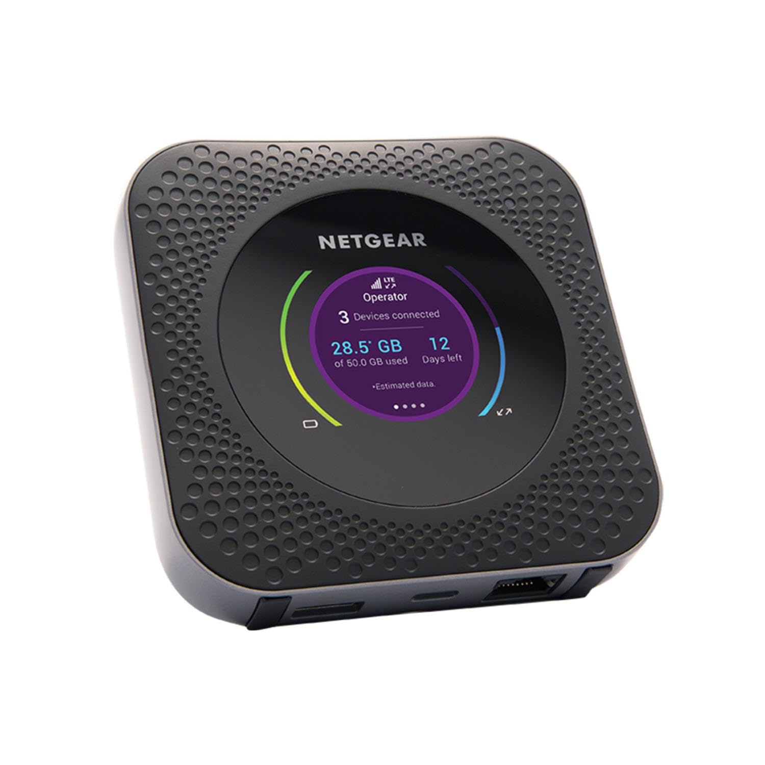 NETGEAR MR1100-100EUS Nighthawk LTE Mobile Hotspot Router - Unlocked for All Networks,Grey