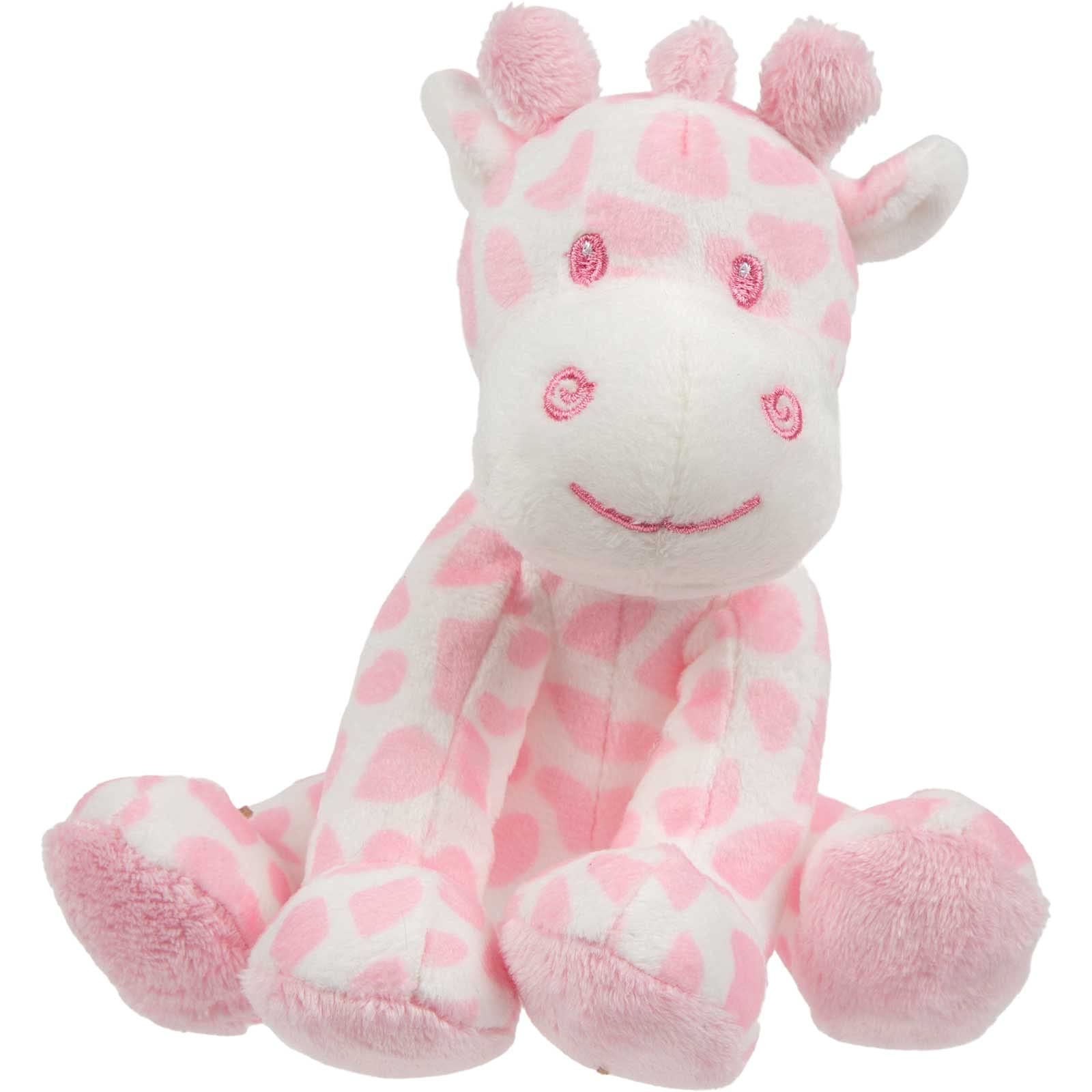 Suki Gifts, Bing Bing Giraffe with Rattle, Pink 10161