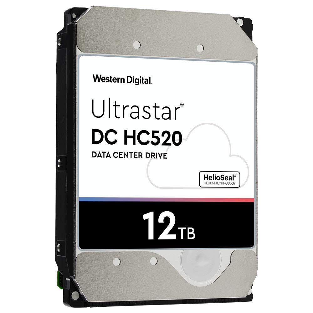 HGST - WD Ultrastar DC HC520 HDD | HUH721212ALE601 | 12TB 7200RPM SATA 6Gb/s 256MB Cache 3.5-Inch | ISE 512e | Helium Data Center Internal Hard Disk Drive (Renewed)