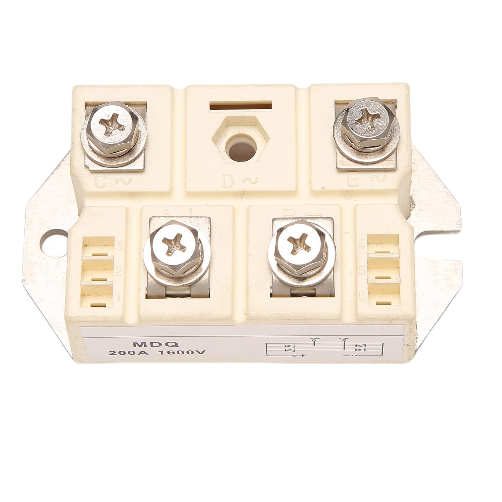 200A 1600V Diode Module Single Phase Bridge Rectifier MDQ-200A(White)