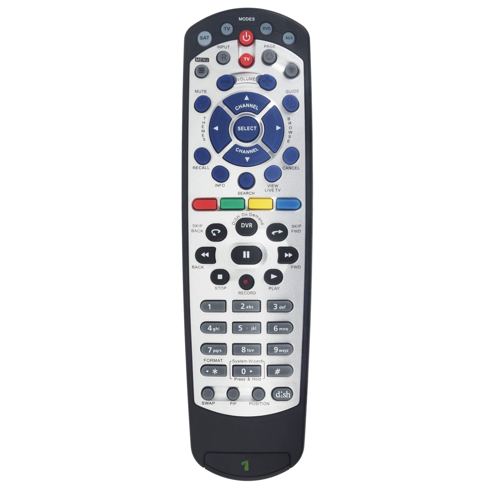 PERFASCI New Replacement Remote fit for Dish net Work 21.1 net Work 20.0 net Work 21.0 IR Remote Control TV IR UHF Compatible with Dish net Work 21.0 net Work 20.0 net Work 21.1 Remote TV