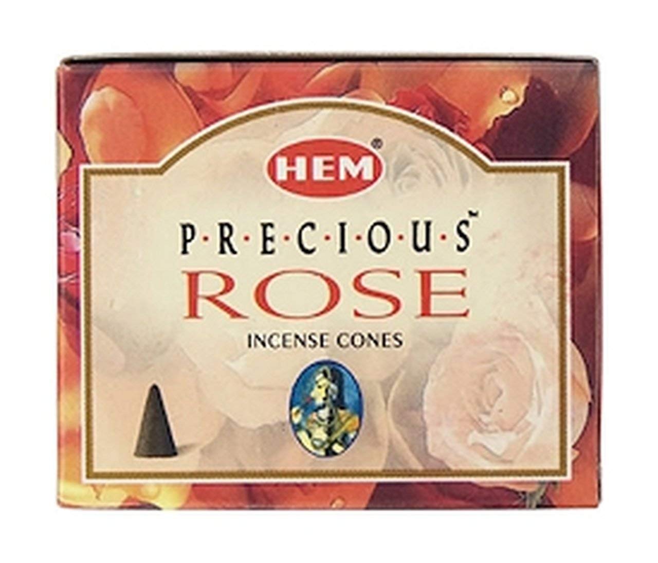 HEM Precious Rose - 10 Cones - Incense From India