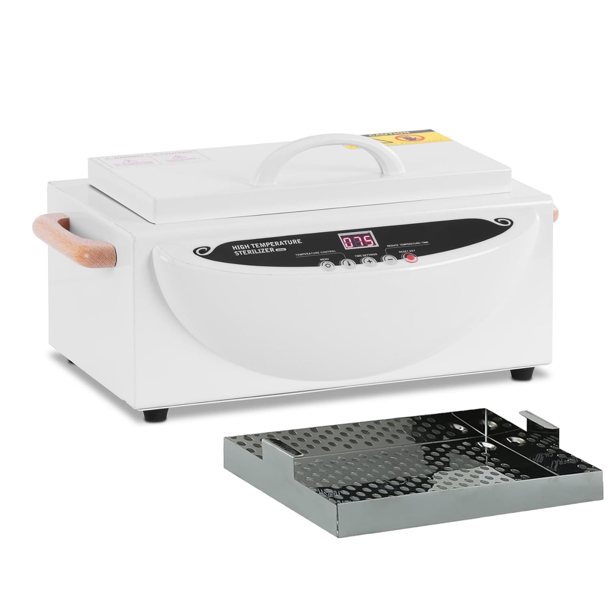 LINBEAUTI Tool Sterilizers, Autoclave sterilizer, High temperature sterilization up to 220°C, Perfect for Nail Salons and Dental clinic