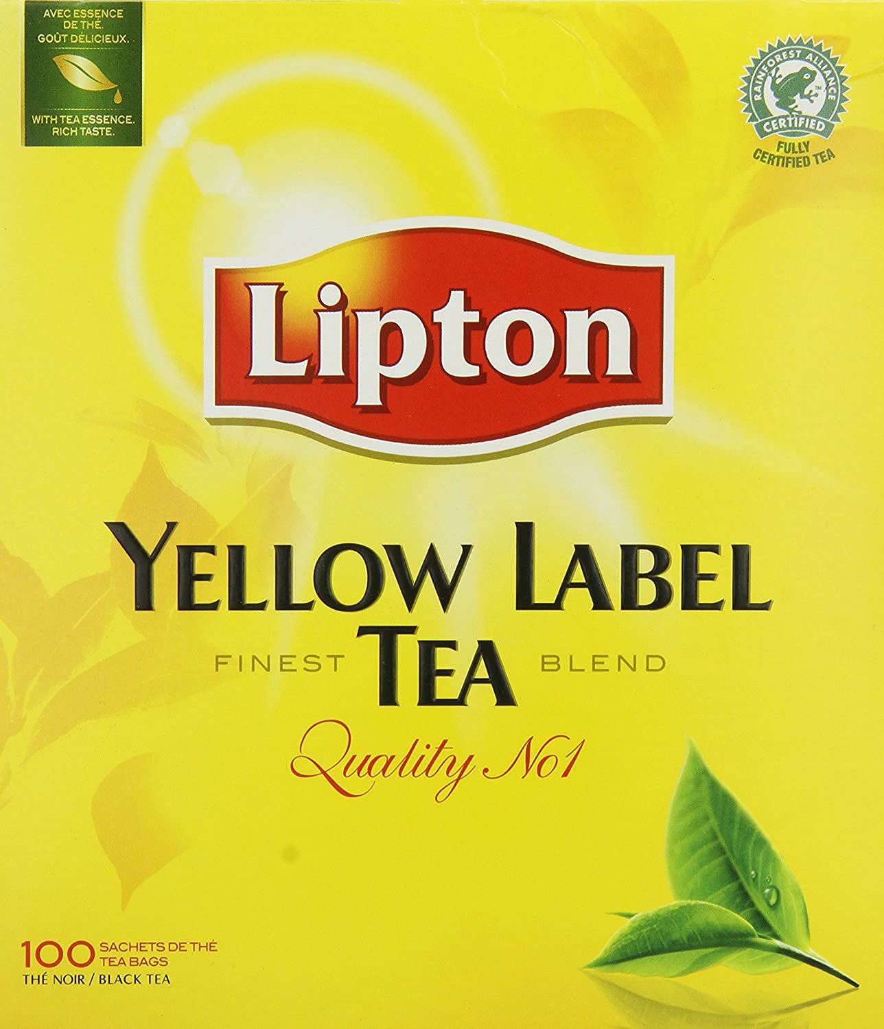 LiptonYellow Label Tea (Pack of 12 x 100 Tea Bags)