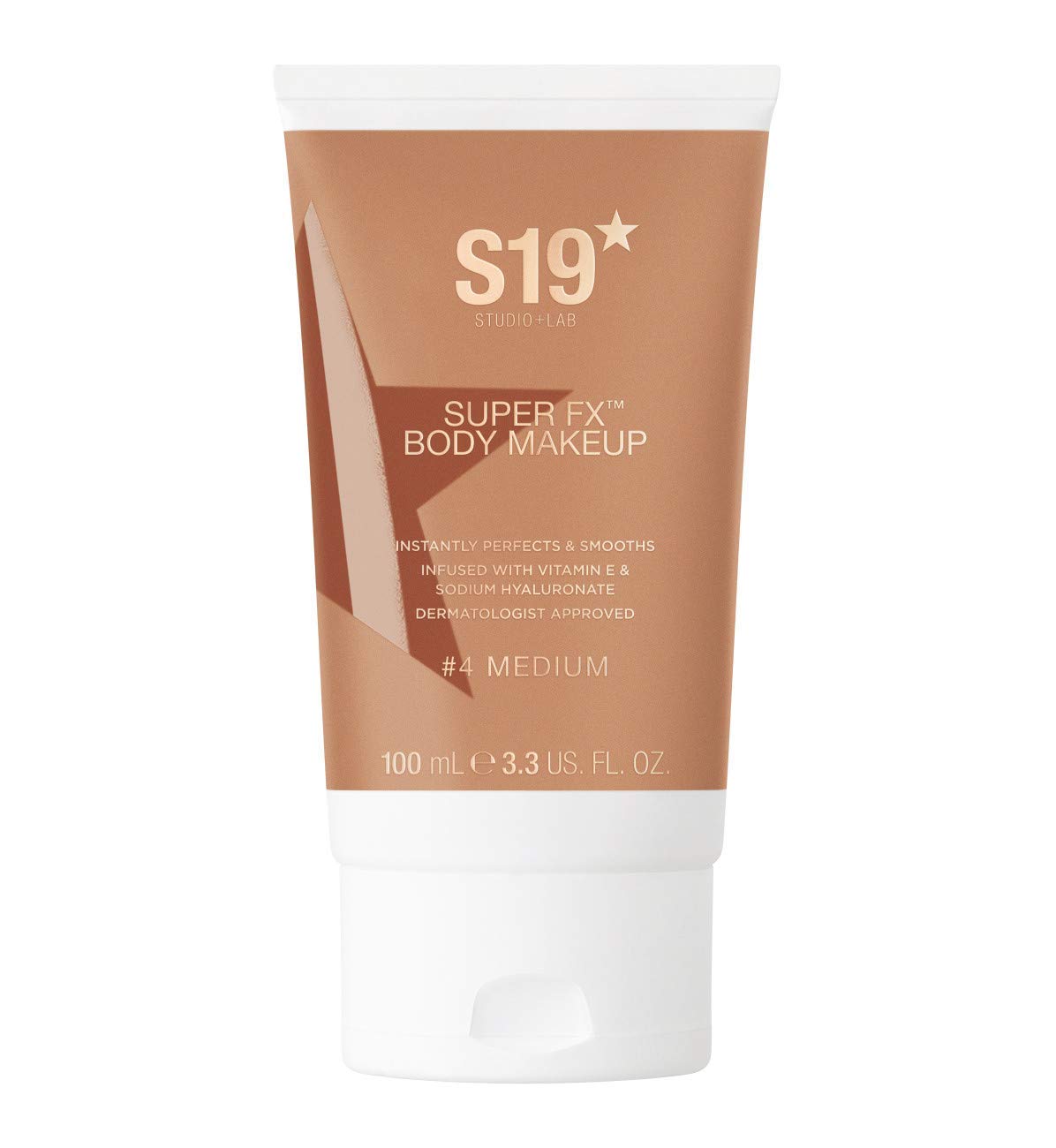 S19 SUPER FX Body Makeup, MEDIUM - Smoothes & Evens Skin Tone & Texture, Hide Scars & Blemishes -100ml