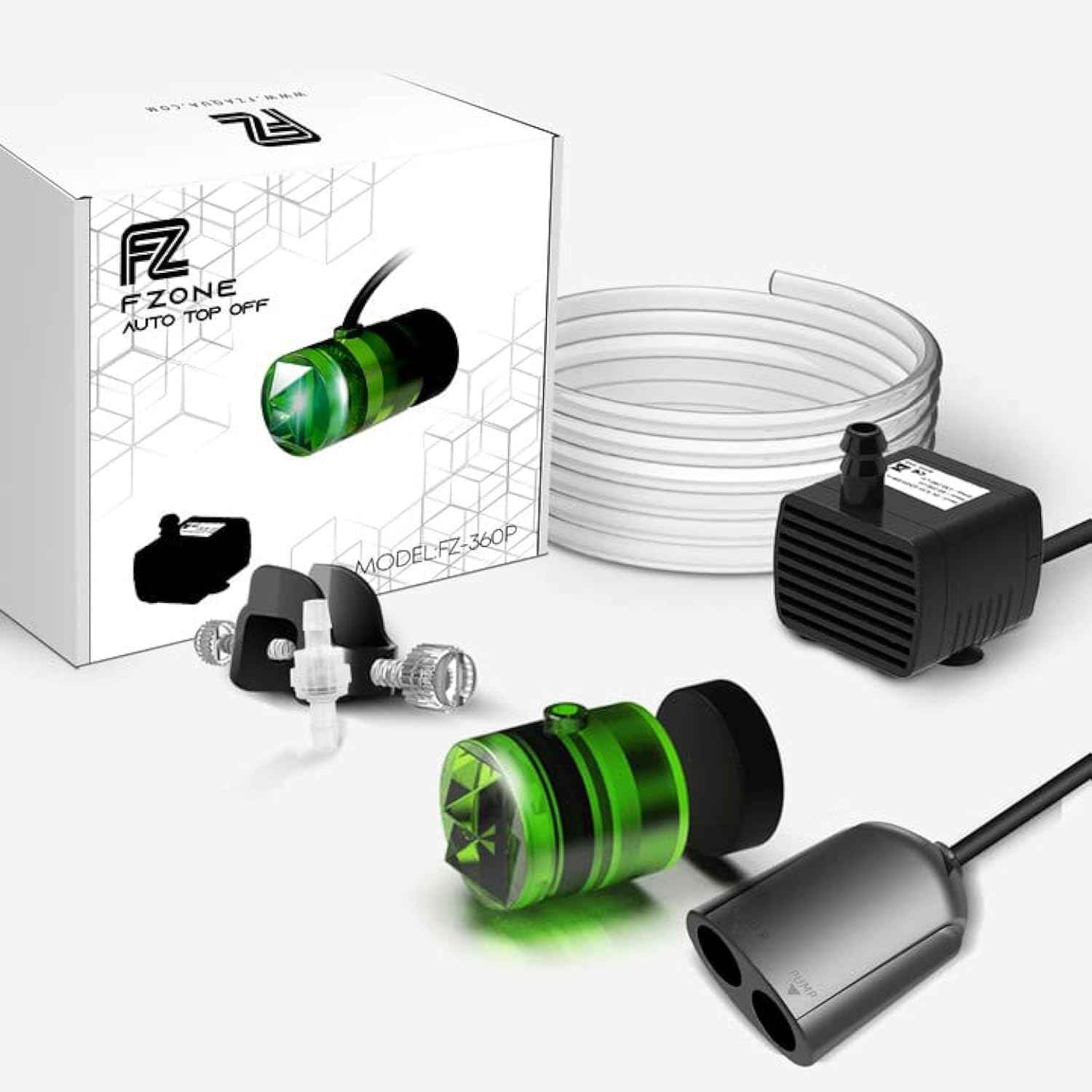 Fzone Aquarium ATO Auto Top Off Refilling System with Dual Optical Sensor for Both Reef and Fresh Tank （360P)