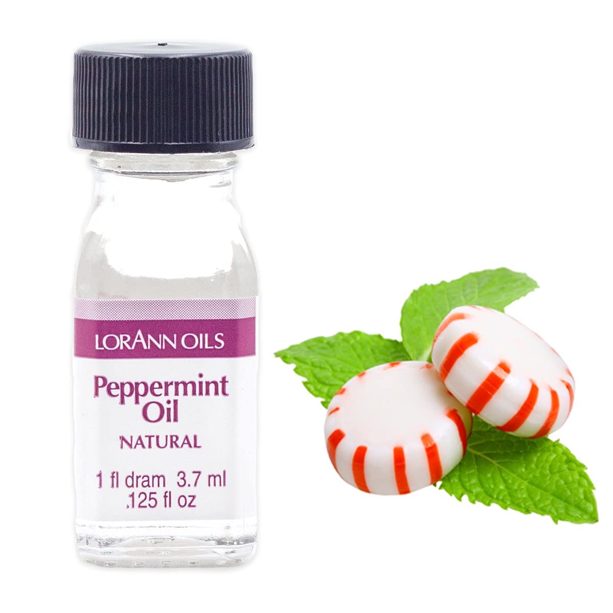 Super Strength Peppermint Oil, Natural Flavor - 1 Dram (3.7ml)