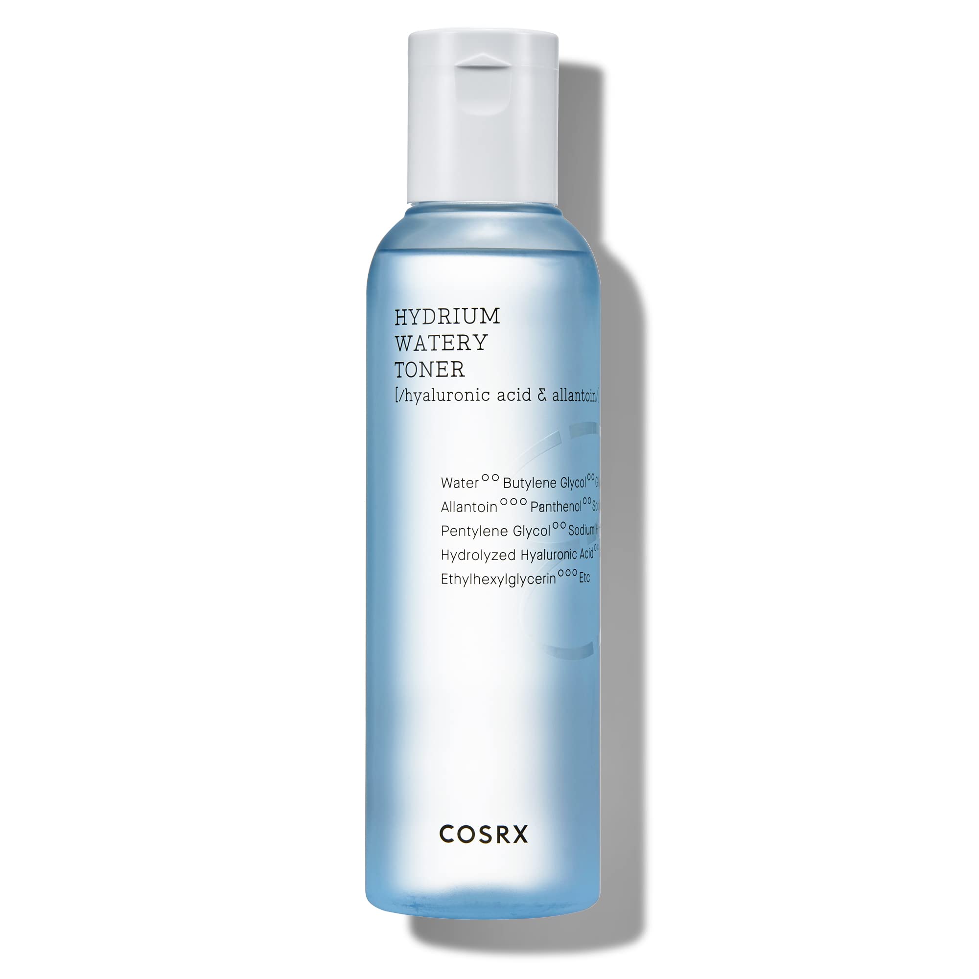 COSRXHydrium Watery Toner, 150ml / 5.07 fl.oz | Hyaluronic Acid Moisturizing Korean Toner | Hyaluronic Acid, Allantoin, Panthenol | Korean Skin Care, Not Tested on Animals, Paraben Free