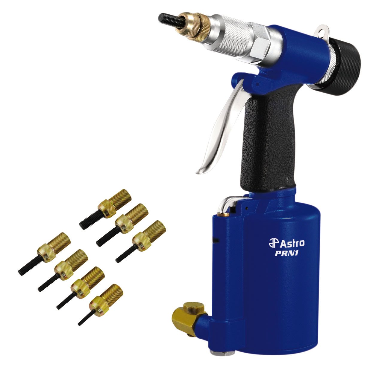 Astro Pneumatic Tool PRN1 3/8" Capacity Pneumatic Rivet Nut Setting Kit - Metric & SAE