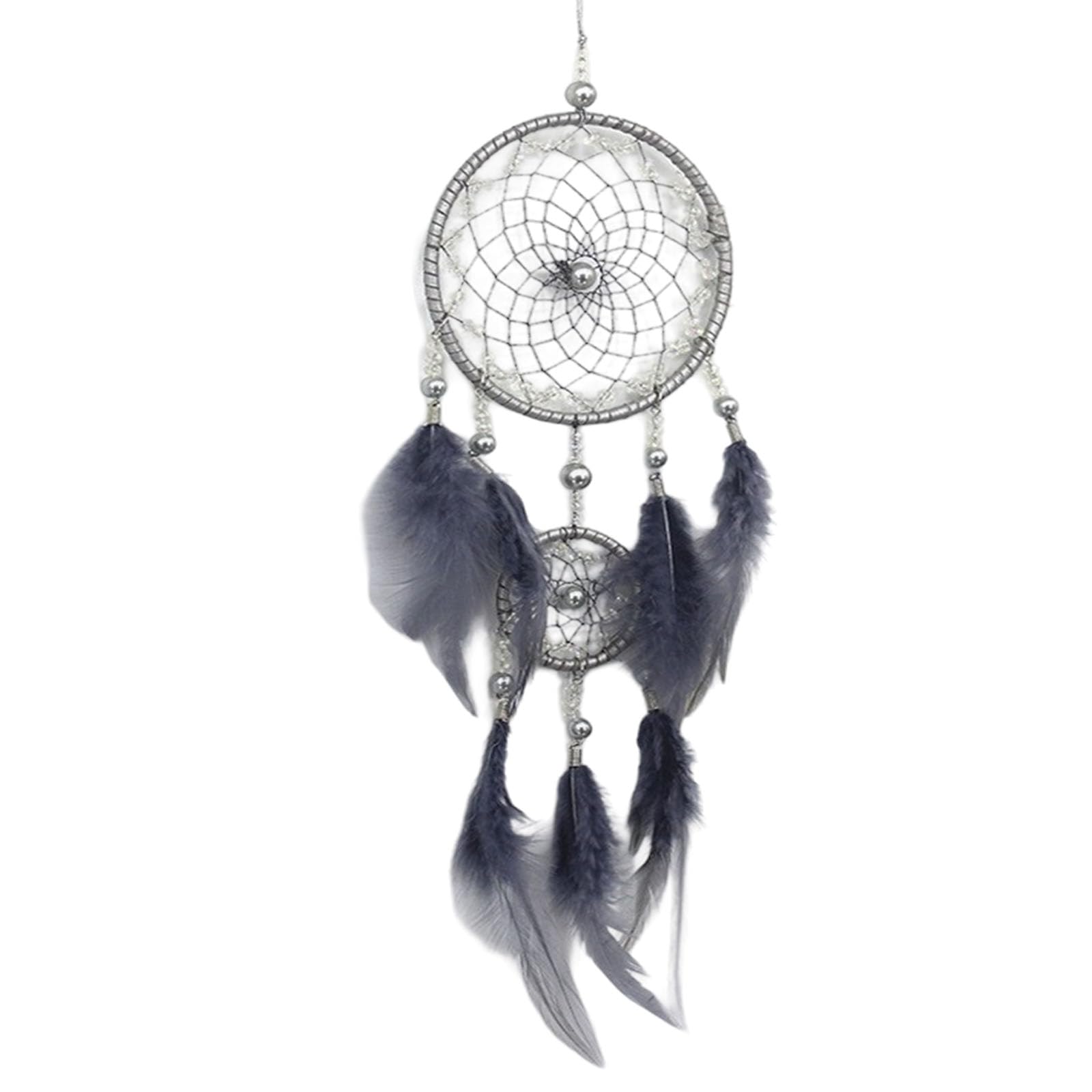 Dream Catcher for Boys, Dream Catcher Boho Wall Hanging Decor Handmade Dreamcatche Home Wall Window Decor Dream Catcher Kit for Bedroom Wedding Decoration White