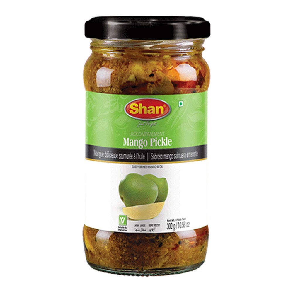 ShanMango Pickle, Tasty Brined Mango in Oil 300g