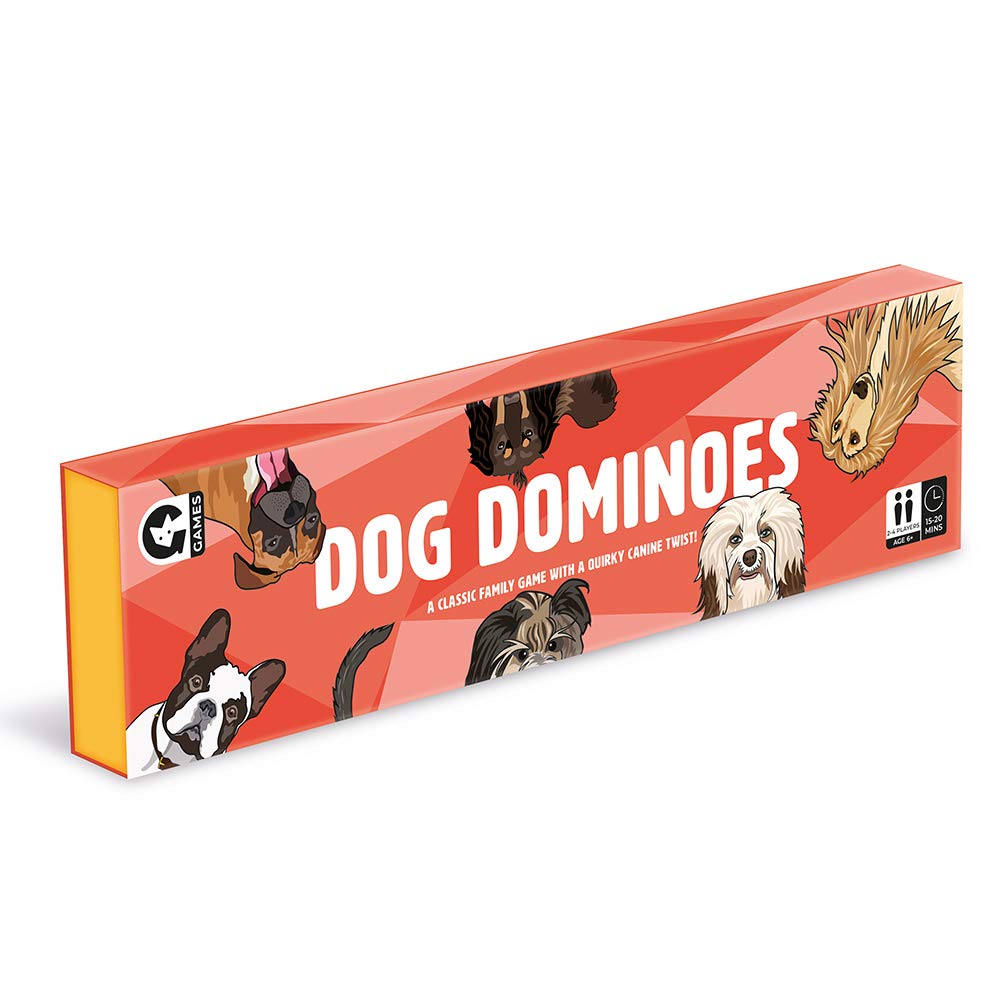 Ginger Fox - Dog Dominoes Card Games. Canine-Themed Family Games. Domino Card Games for Family Game Night, Parties and More. Multiplayer Kids and Adult Games. Fun Games for Kids Ages 6 and Over