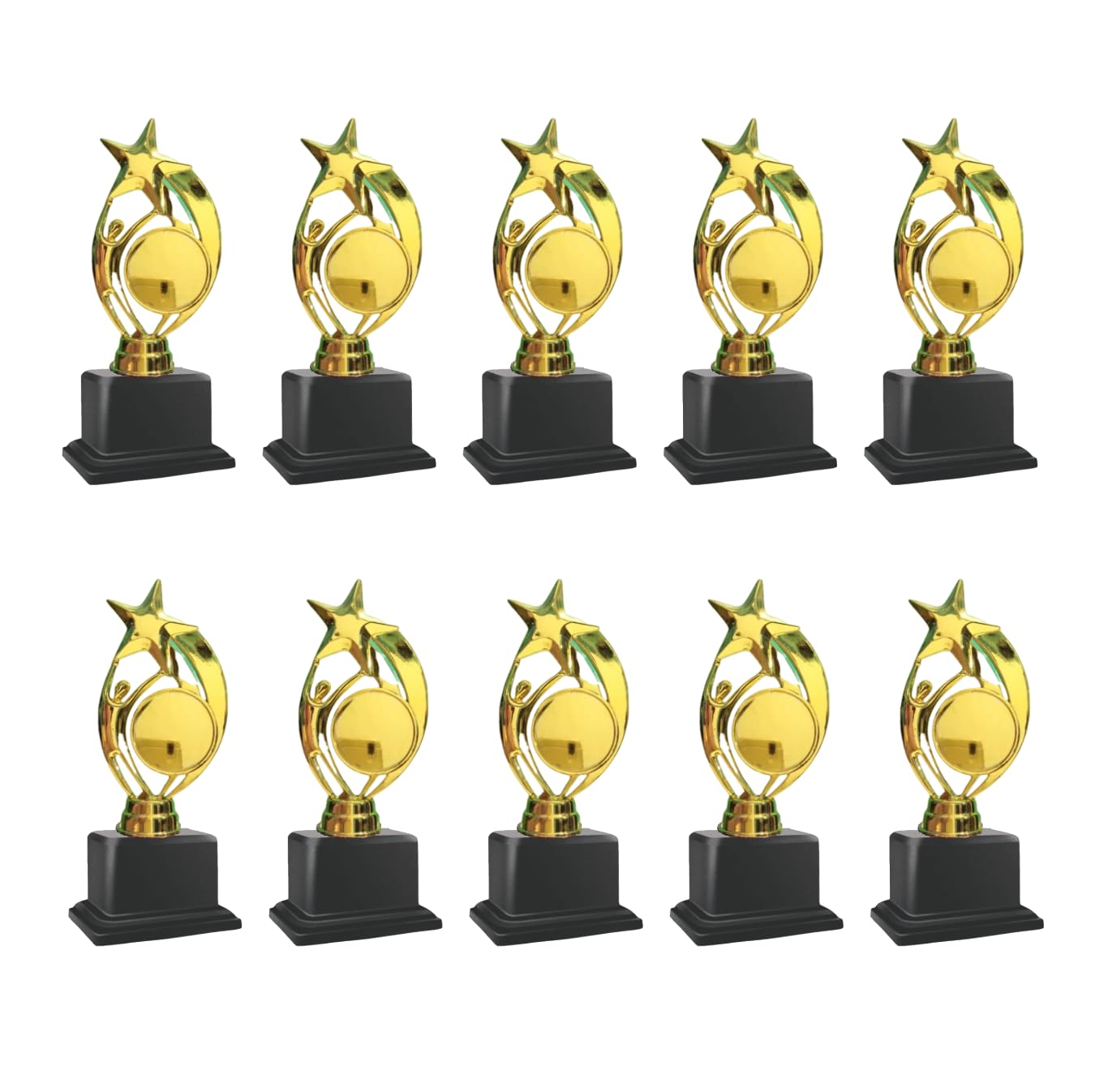 Generic10 PC Trophy 13 with Customization Logo for Events, Functions, Award (20 CM)