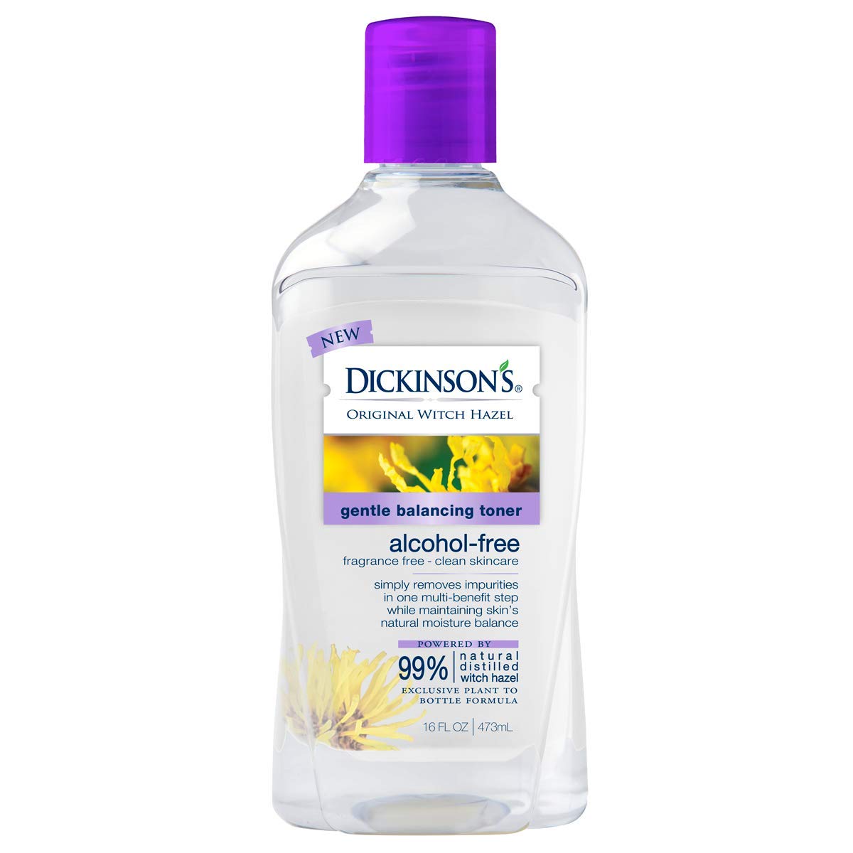 Dickinson'sOriginal Witch Hazel Gentle Balancing Toner, Alcohol Free, 3 count