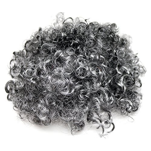 Robelli Kids/Adults Granny Fancy Dress Grey Curly Wig (WORLD BOOK WEEK/DAY)