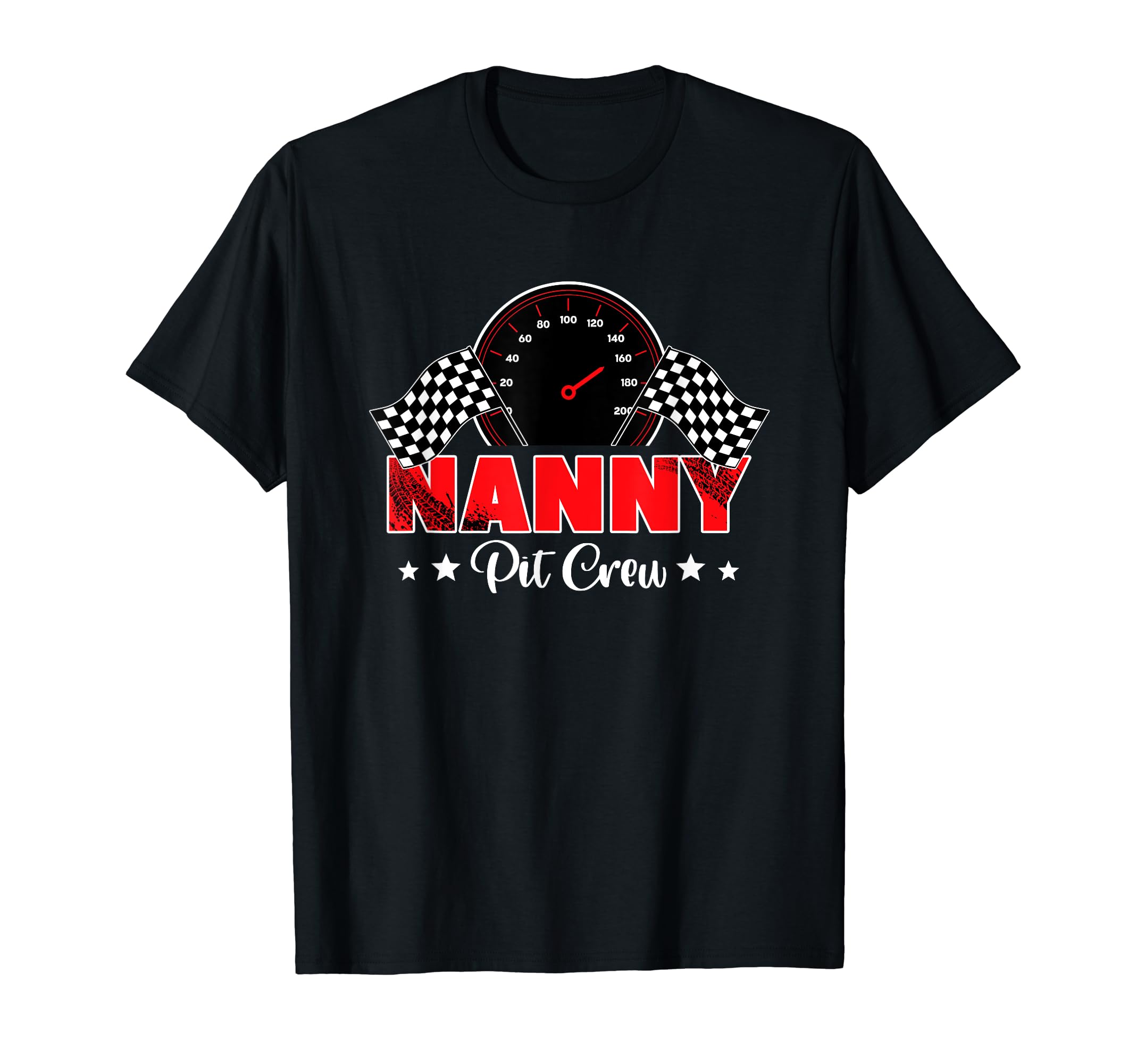 Race Car Racing Family Nanny Pit Crew Birthday Party Gift T-Shirt