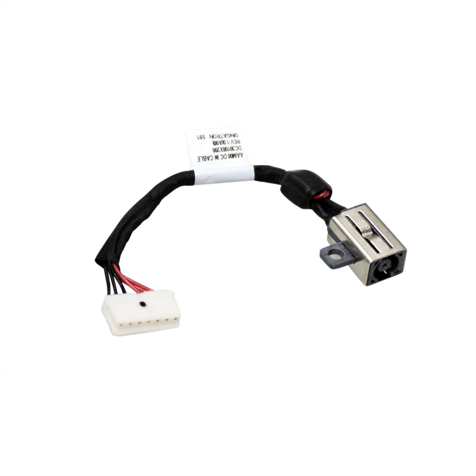 GinTai DC Power Jack with Cable Socket Plug Charging Port Replacement for Dell Precision 5520 P56F001 64TM0