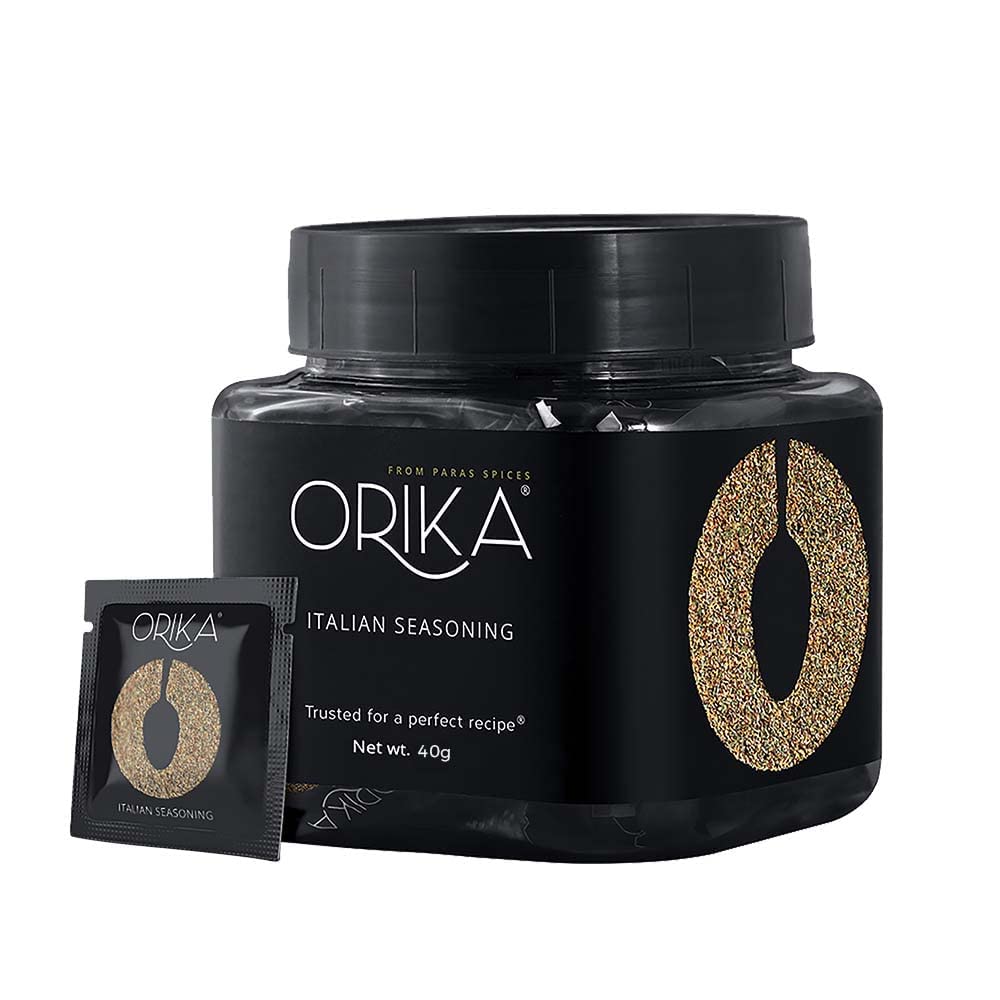 Orika Italian Seasoning 40g | Oregano Seasoning For Pizza, Pasta, Garlic Bread & Italian Food |Classic Blend Of Italian Herbs | No Artificial Flavours and Colours