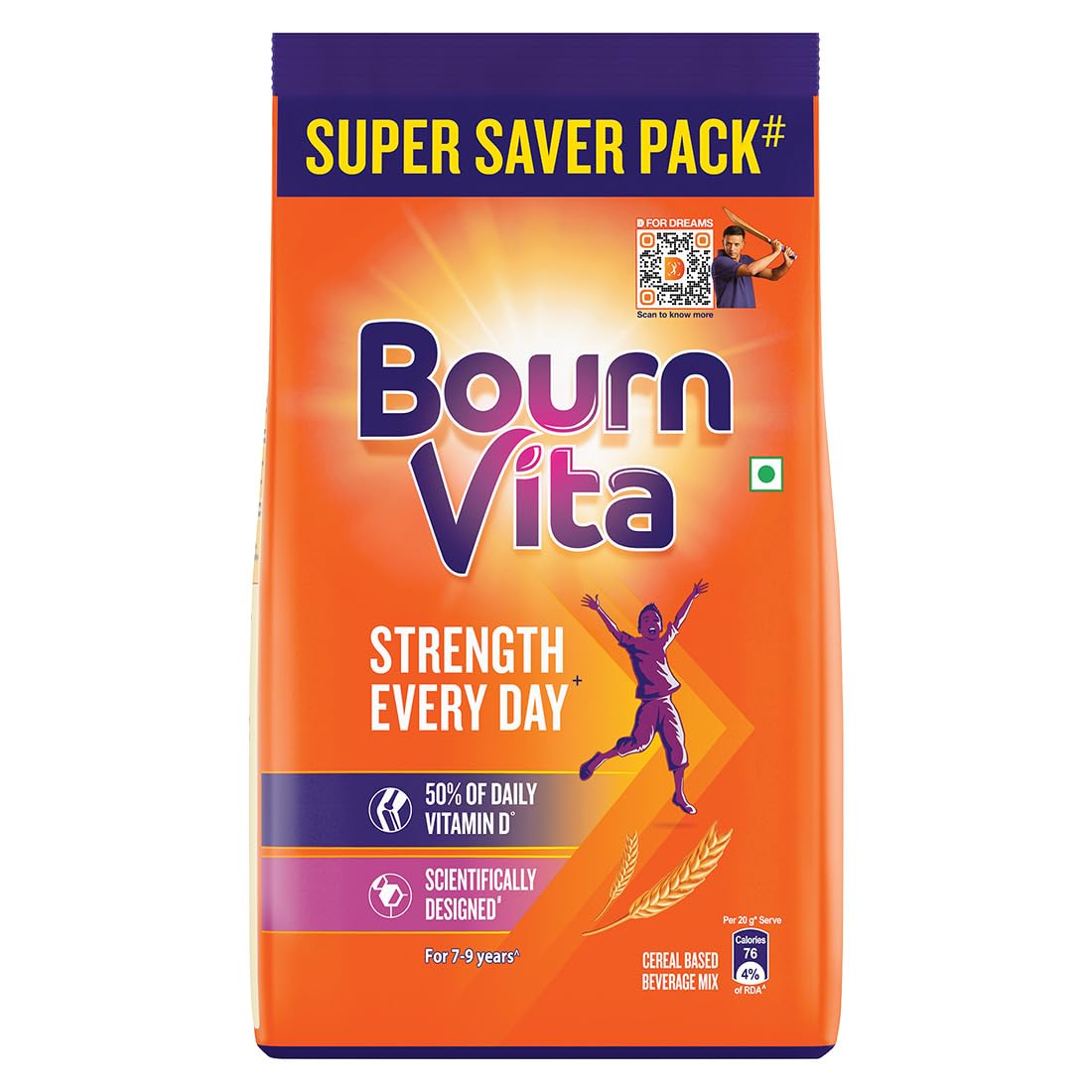 Cadbury Bournvita Chocolate Nutrition Drink, 1 kg Pouch