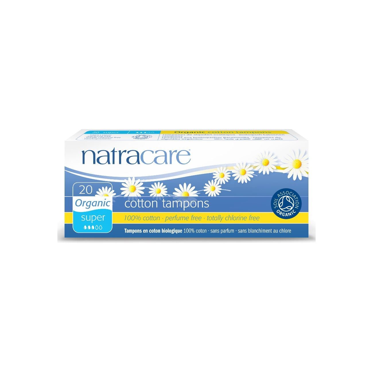 NatracareOrganic Non-Applicator Super 20 count