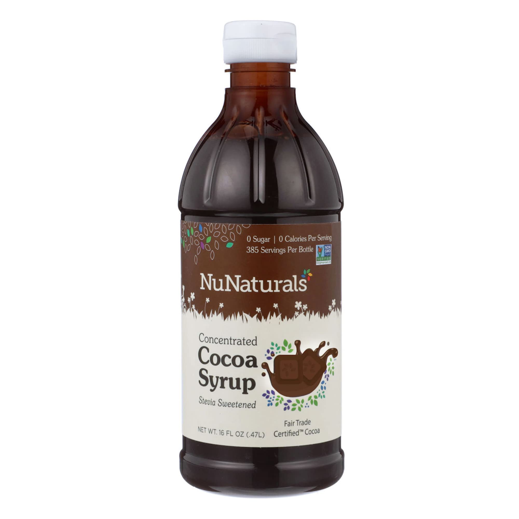 NuNaturalsNustevia Syrup Cocoa - 16fl. oz, 137434