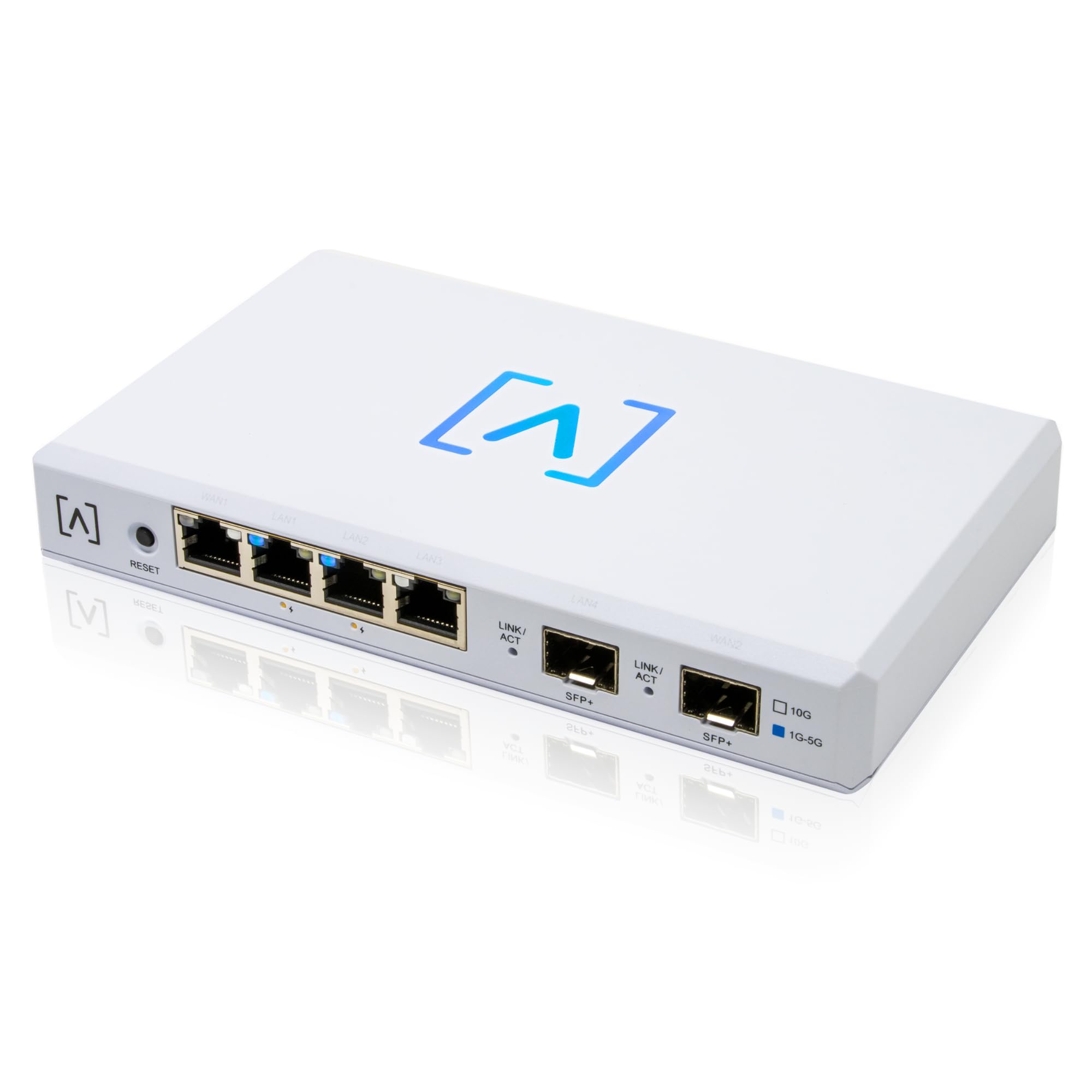 Route10 High-Performance Qualcomm Quad-Core Hardware-Accelerated 10 Gbps VPN Router | 2 10 Gbps SFP+ and 4 2.5 Gbps Ports | Real-Time Stats | 40W PoE+ to Power Alta Labs WiFi Access Points