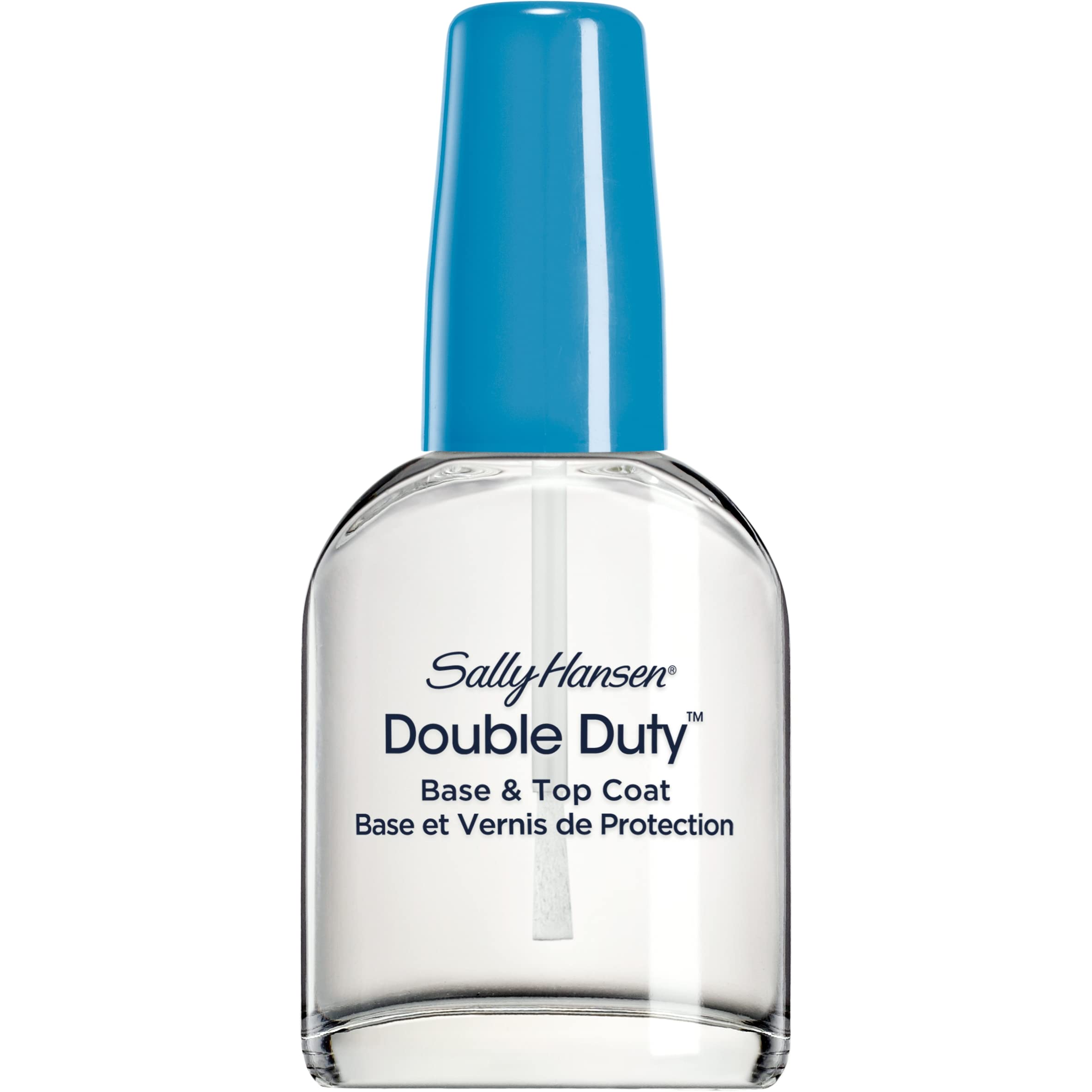 Sally Hansen Double Duty Nail Polish Base & Top Coat, 0.45 Fl Oz - 13.3 ml