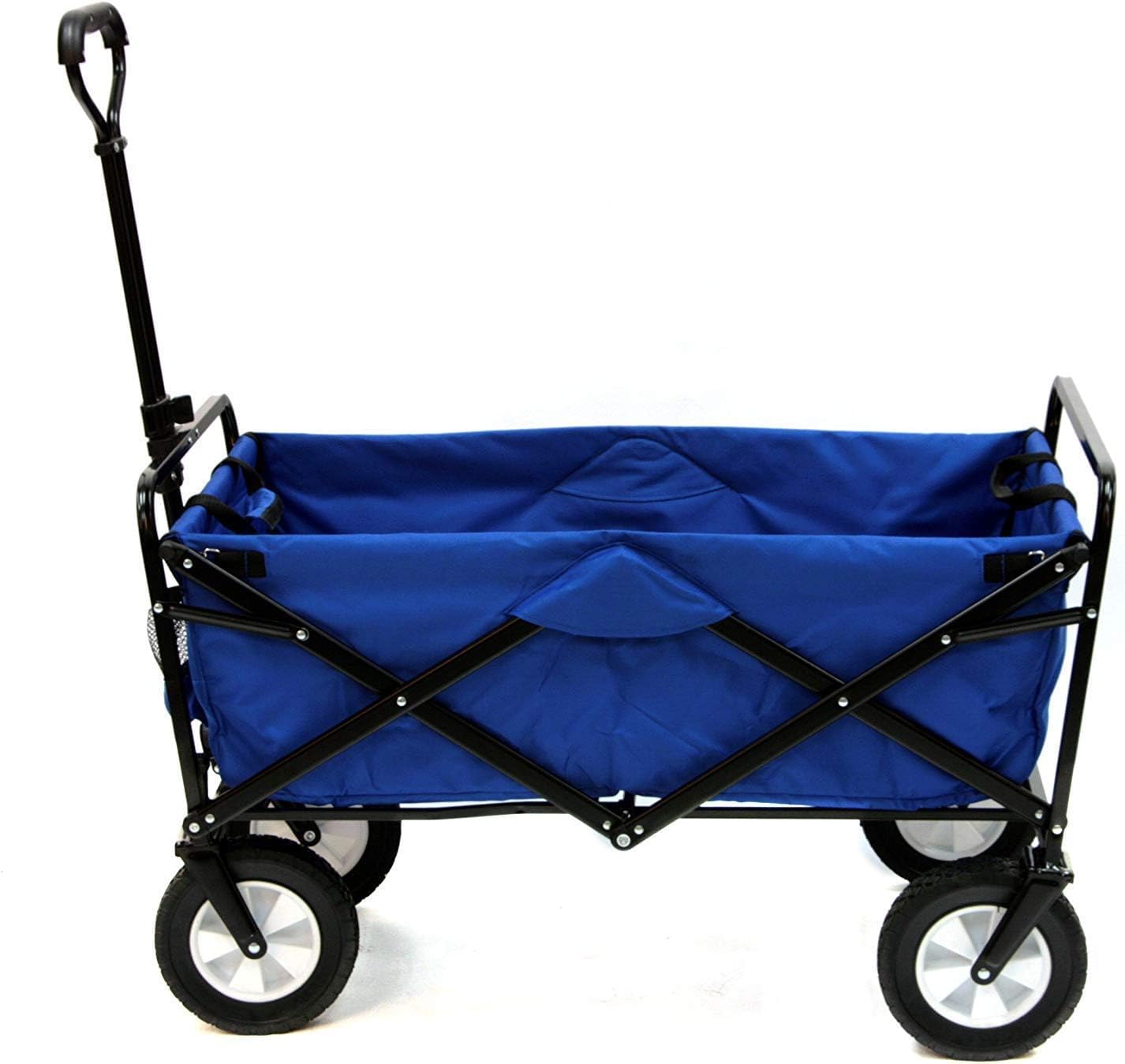 Ultra-Convenient Folding Wagon with Large Capacity and Easy Transport For Loading Water Cans, Shopping Items, Heavy Items