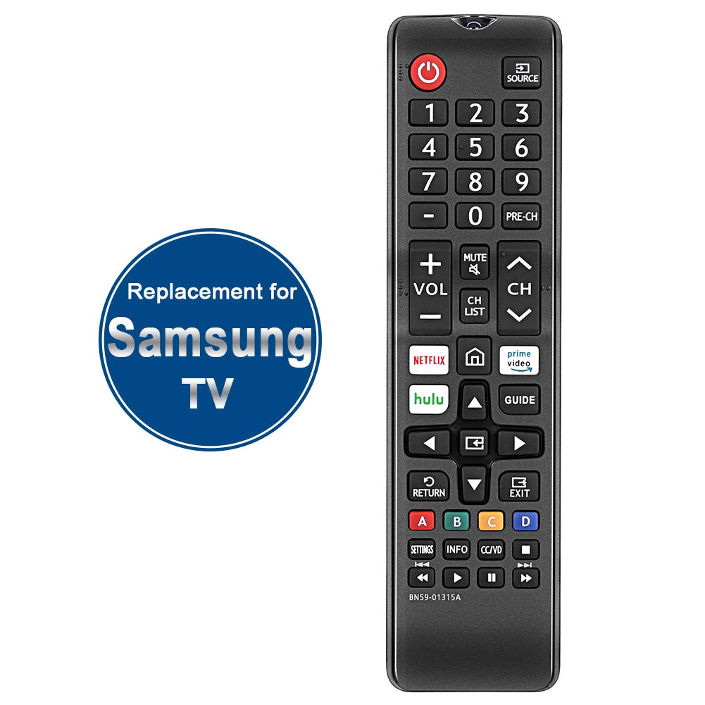 Gvirtue BN59-01315A for Remote Control for Samsung Smart tv Universal Replacement for Samusng 6/8 Series tv Remote, UN 32/40/ 43/50/ 55/58/ 65/75 inch N/NU/RU Series 5300 6900 710D